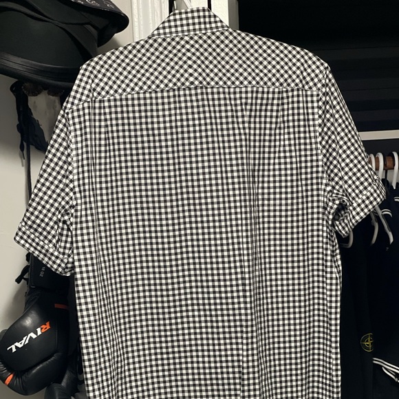 Fred Perry Short Sleeve Gingham Shirt - Picture 4 of 4
